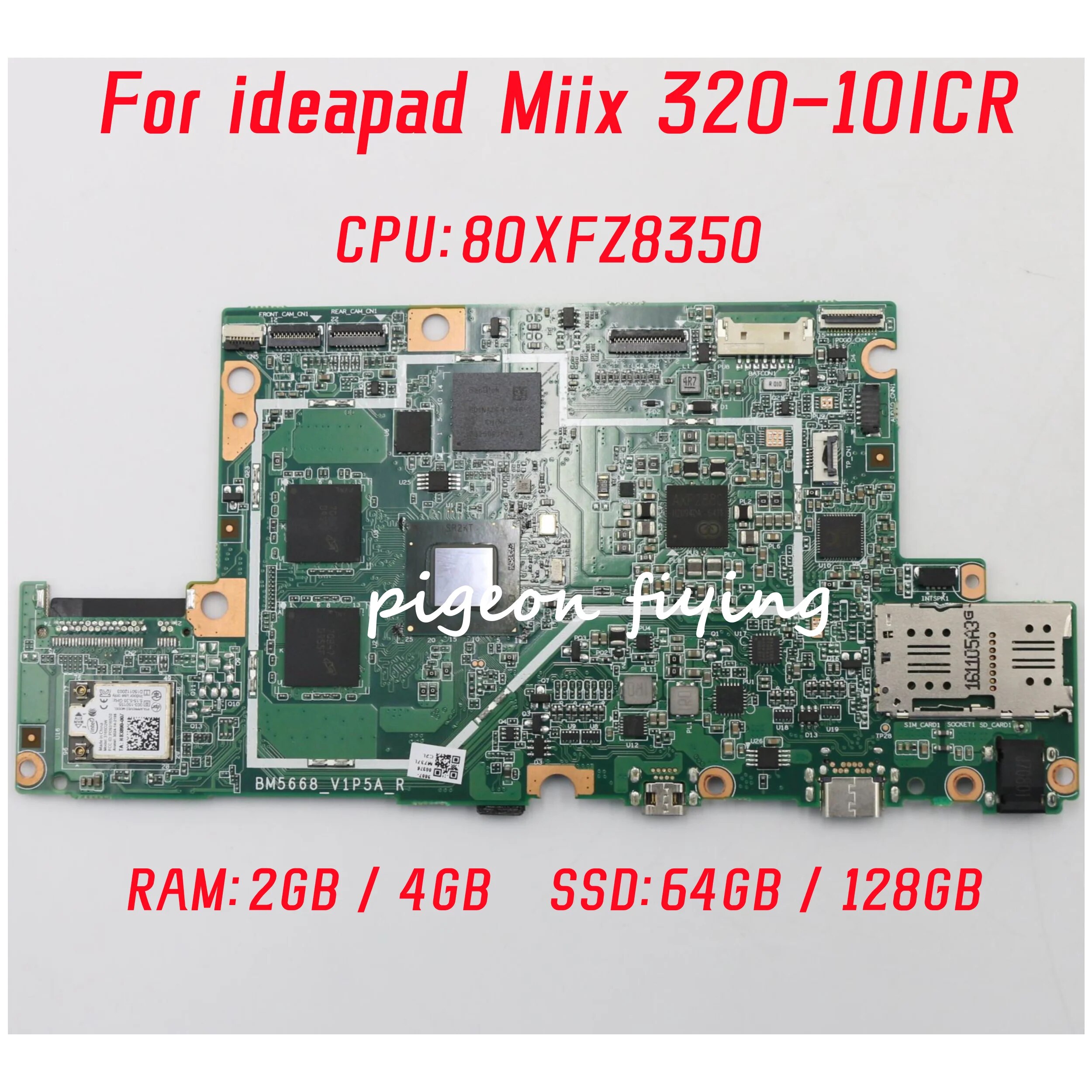 Lenovo Ideapad Miix 320-10ICR º Ʈ  CPU: 80XFZ8350 RAM: 2GB / 4GB SSD: 64GB/ 128GB 100% ׽Ʈ OK
